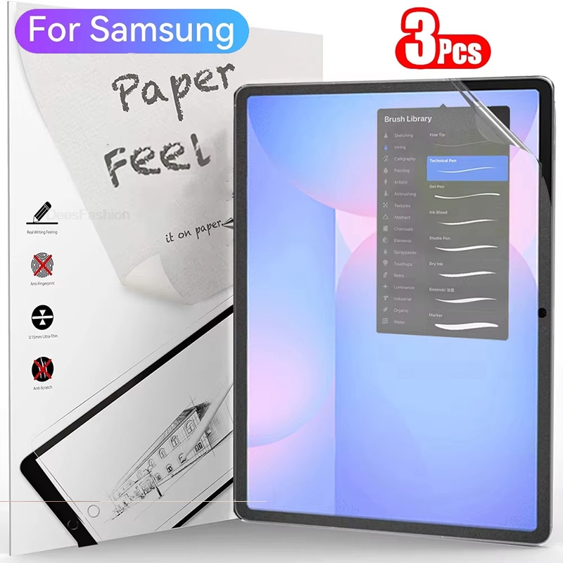 Tablet Accessories Samsung - 3Pcs Paper Feel Like Screen Protector