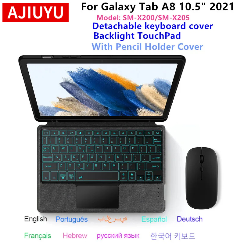 Tablet Accessories For Samsung - Magic Keyboard For Samsung Galaxy Tab