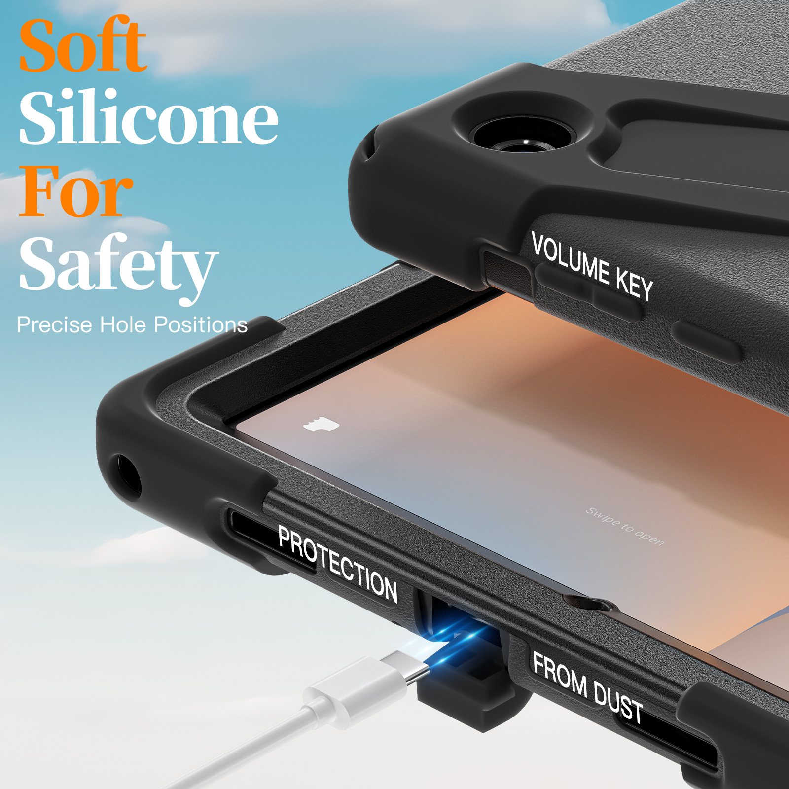 AJIUYU 360° Rotating Rugged Ca - огляд і ціна Tablet A9 Accessories