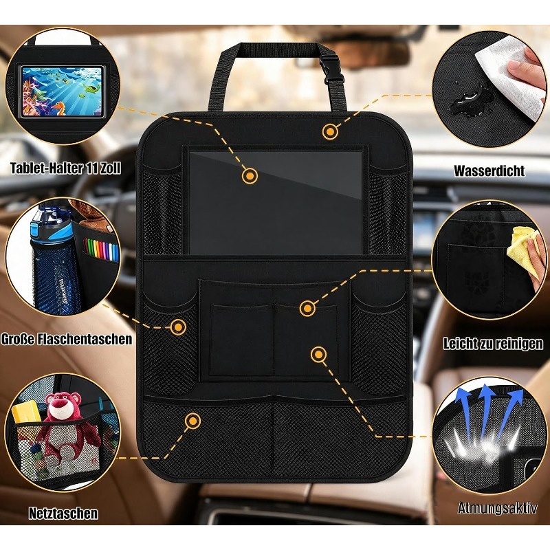Car Backseat Organizer with To - огляд і ціна Tablet And Accessories Bag