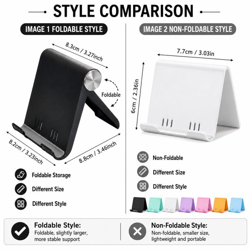 2pcs Foldable Phone Stand, 8 C - огляд і ціна Tablet Phone Accessories