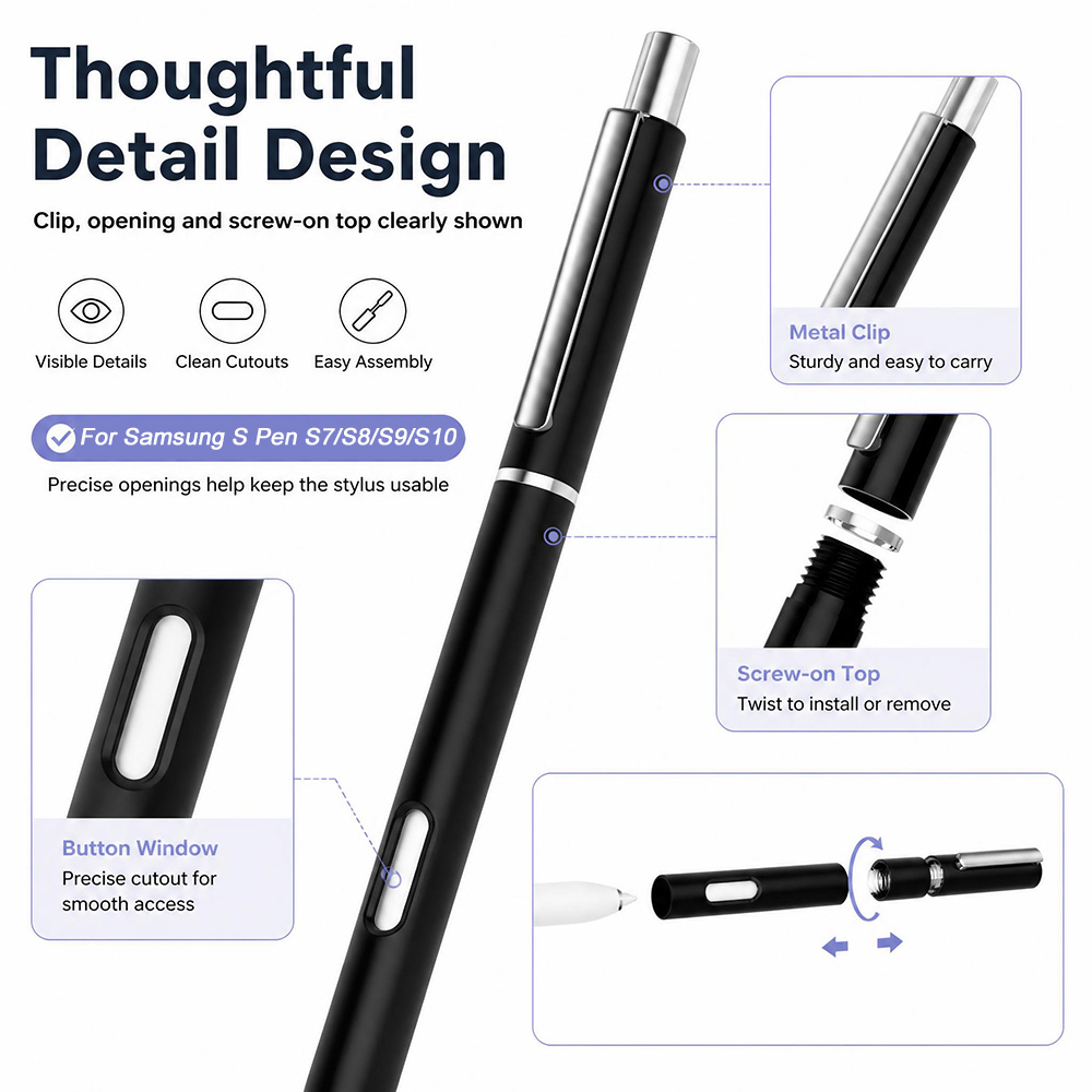 Pen Sleeve Stylus Protective C - огляд і ціна Tablet Accessories For Samsung